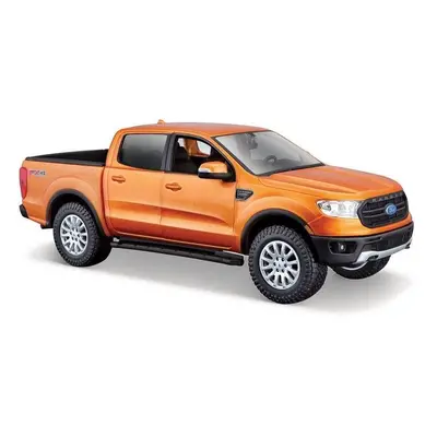 Kovový model Maisto 2019 Ford Ranger, metal oranžová