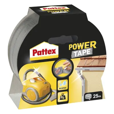 Lepicí páska PATTEX Power Tape stříbrná, 5 cm x 25 m