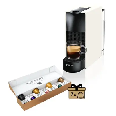 Kávovar na kapsle NESPRESSO KRUPS Essenza Mini Pure White XN1101