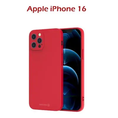 Kryt na mobil Swissten Soft Joy pro Apple iPhone 16 červené