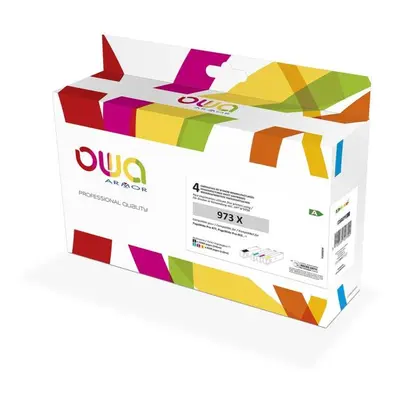 OWA ARMOR ink kompatibilní s HP 973X (L0S07AE;F6T81AE;F6T82AE;F6T83AE), 4-pack (CMYK), 246ml+3x1