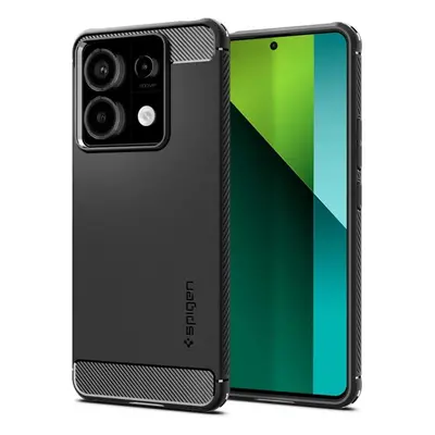 Pouzdro na mobil Spigen Rugged Armor Matte black Xiaomi Redmi Note 13 Pro 5G / POCO X6 5G