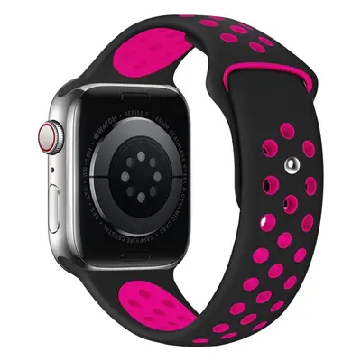 Řemínek Eternico Sporty pro Apple Watch 38mm / 40mm / 41mm Vibrant Pink and Black