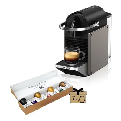 Kávovar na kapsle NESPRESSO KRUPS Pixie Titan XN306T10