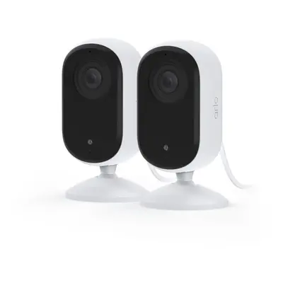 IP kamera Arlo Essential Gen.2 2K Indoor Security Camera, 2ks, bílá