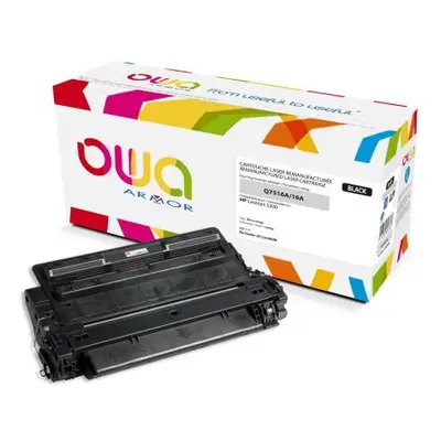 OWA Armor toner kompatibilní s HP LJ 5200, Q7516A, 12000st, černá/black