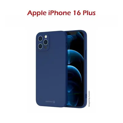 Kryt na mobil Swissten Soft Joy pro Apple iPhone 16 Plus modré