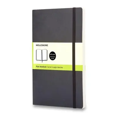 Zápisník MOLESKINE L, měkké desky, čistý, černý