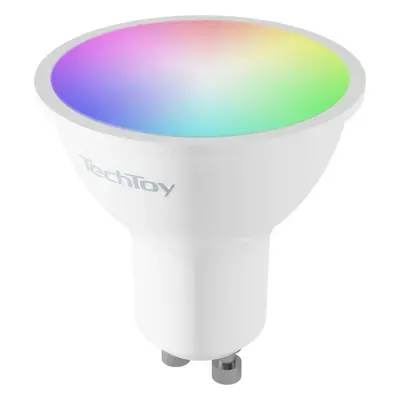 LED žárovka TechToy Smart Bulb RGB 4.7W GU10 ZigBee