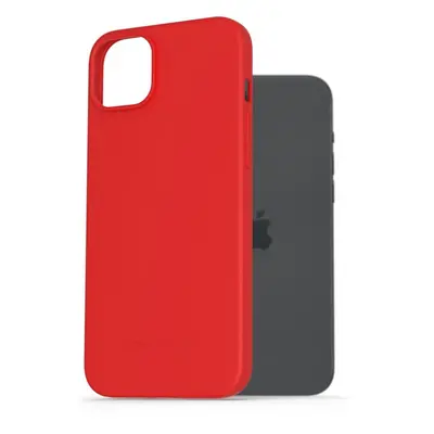 Kryt na mobil AlzaGuard Matte TPU Case pro iPhone 15 Plus červený