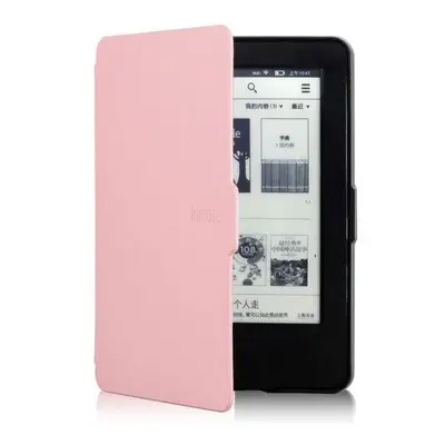 Pouzdro na čtečku knih Durable Lock 396 Amazon Kindle 6 - světle růžové, magnet, AutoSleep