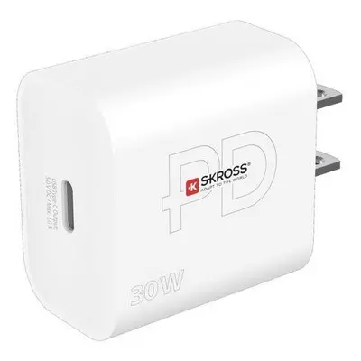 Cestovní adaptér SKROSS USB-C Power charger 30W US, Power Delivery, typ A