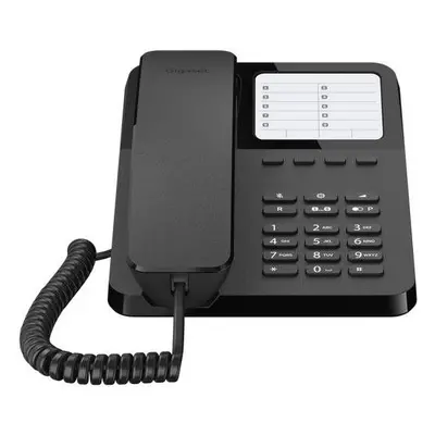 Telefon pro pevnou linku Gigaset DESK 400 černá