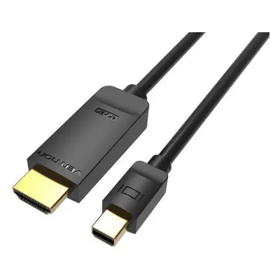 Video kabel Vention 4K Mini DisplayPort (miniDP) to HDMI Cable 2m Black