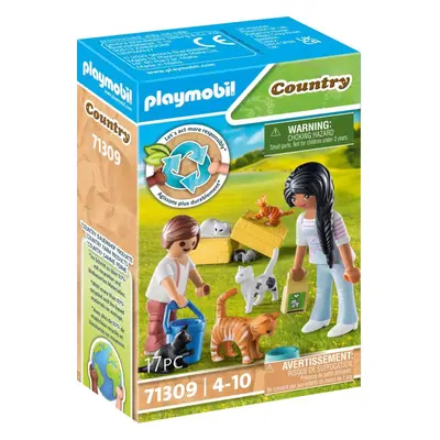 Stavebnice Playmobil 71309 Kočičí rodina