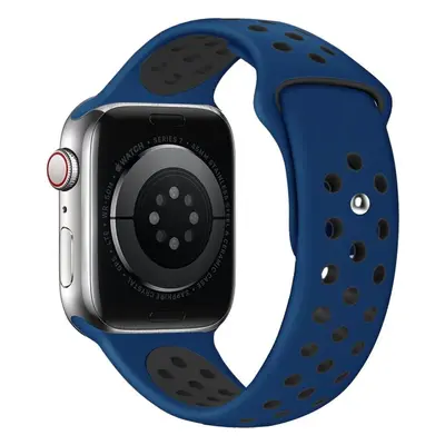 Řemínek Eternico Sporty pro Apple Watch 42mm / 44mm / 45mm / Ultra 49mm Solid Black and Blue