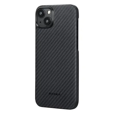 Kryt na mobil Pitaka MagEZ 4 1500D Case Black/Grey Twill iPhone 15 Plus