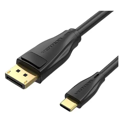 Video kabel Vention USB-C to DP 1.2 (Display Port) Cable 1M Black