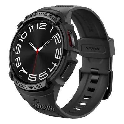 Ochranný kryt na hodinky Spigen Rugged Armor Pro Black Samsung Galaxy Watch6 Classic 43mm