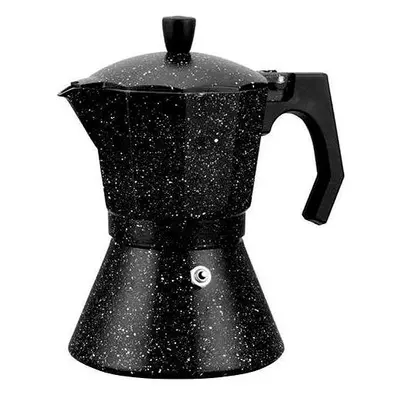 Moka konvička kamille Moka konvice Espresso, 300 ml černý mramor