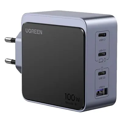 Nabíječka do sítě Ugreen Nexode S 100W 4-Port GaN Fast Charger EU