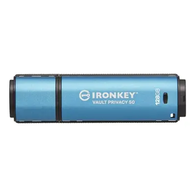 VP50/128GB/250MBps/USB 3.2/USB-A/+ Adaptér/Modrá