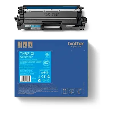 Toner Brother TN-821XLC azurový