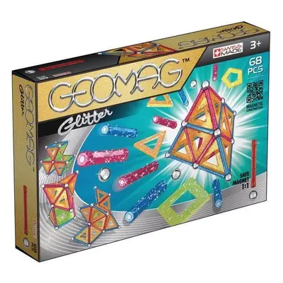 Stavebnice Geomag - Glitter 68 dílků