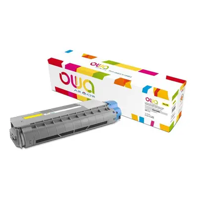 OWA Armor toner kompatibilní s OKI 44315305, 6000st, žlutá/yellow