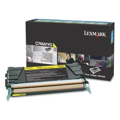 Toner LEXMARK C746A1YG žlutý