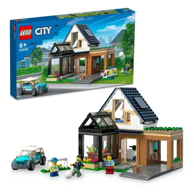 LEGO stavebnice LEGO® City 60398 Rodinný dům a elektromobil