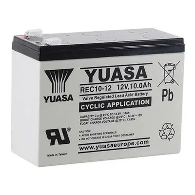 Trakční baterie Yuasa REC10-12, 10Ah, 12V