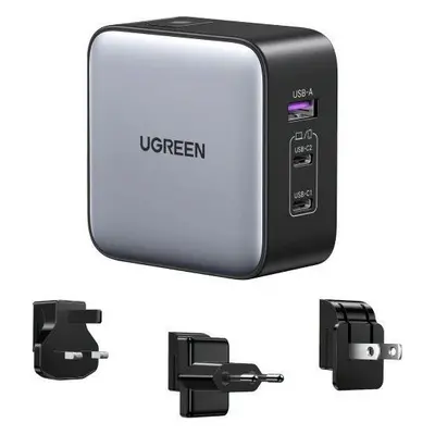 Nabíječka do sítě Ugreen USB-A+2*USB-C 65W GaN Tech Worldwide Travel Fast Charger