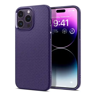 Kryt na mobil Spigen Liquid Air Deep Purple iPhone 14 Pro