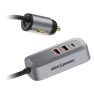 Nabíječka do auta AlzaPower Car Charger X560 Multi Charge 20W šedá