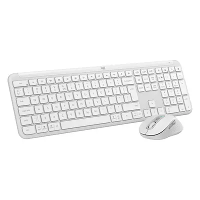 Set klávesnice a myši Logitech MK950 White - US INTL