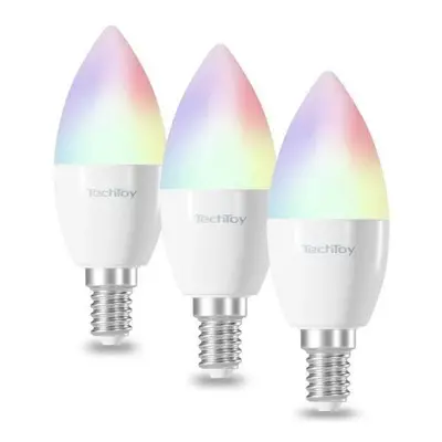 LED žárovka TechToy Smart Bulb RGB 4,4W E14 3pcs set