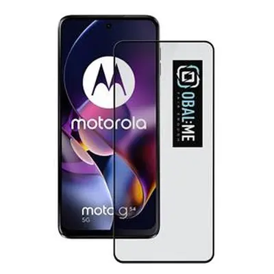 OBAL:ME 5D Tvrzené Sklo pro Motorola G54 5G/Power Edition Black