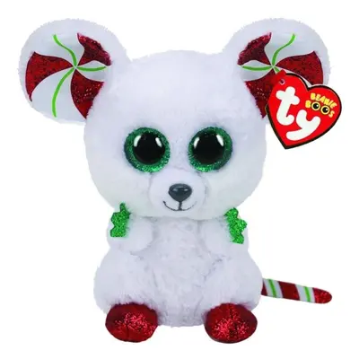 Plyšák Baby Ty Beanie Boos Chimney bílá myš 15 cm