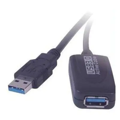 Kabel OEM USB 3.0 repeater 5m prodlužovací, A/M-A/F