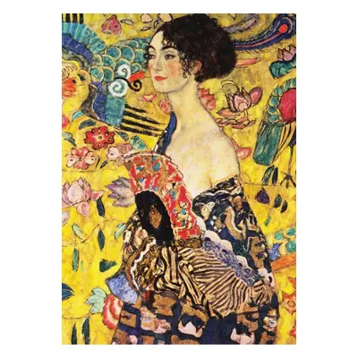 Puzzle Enjoy Gustav Klimt: Dáma s vějířem 1000 dílků