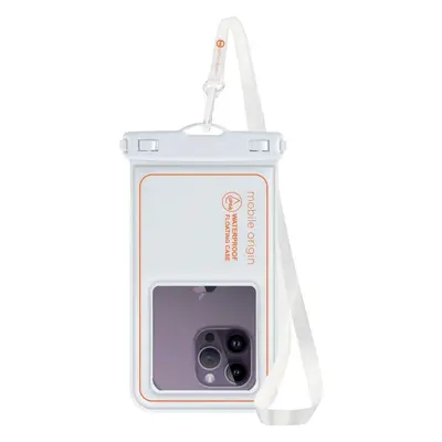 Vodotěsné pouzdro Mobile Origin Waterproof Floating Case 6.8" White/Orange