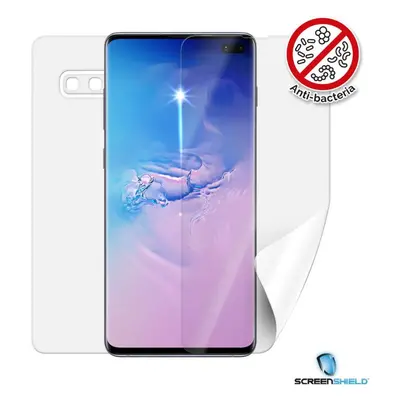 Ochranná fólie Screenshield Anti-Bacteria SAMSUNG Galaxy S10+ na celé tělo