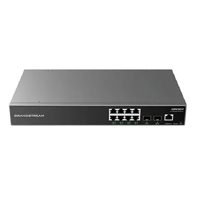 Grandstream GWN7801P Managed Network PoE Switch 8 1Gbps portů s PoE, 2 SFP porty