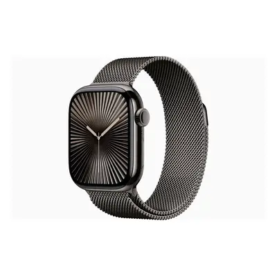 Chytré hodinky Apple Watch Series 10 46mm Cellular Břidlicově šedý titan s břidlicově šedým milá