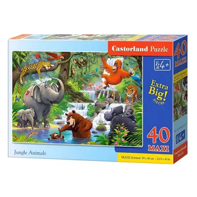 Puzzle CASTORLAND Puzzle Jungle 40 MAXI dílků