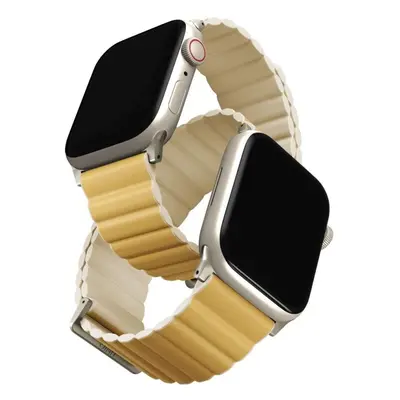 Řemínek Uniq Revix Premium Edition Reversible Magnetic řemínek pro Apple Watch 49/45/44/42mm žlu