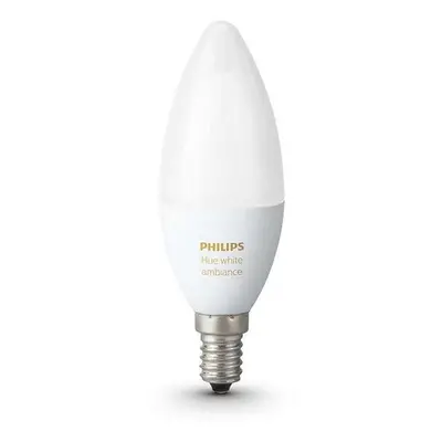 LED žárovka Philips Hue White Ambiance 6W E14