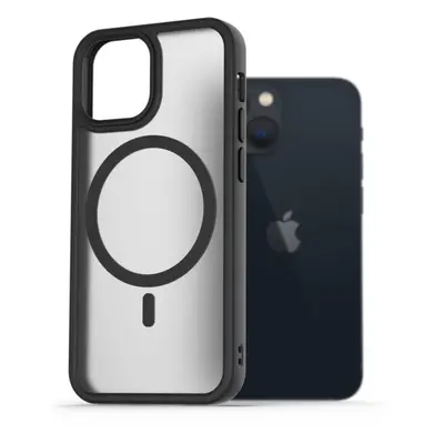 Kryt na mobil AlzaGuard Matte Case Compatible with MagSafe pro iPhone 13 Mini černý