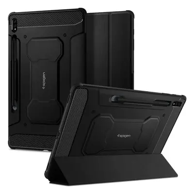 Pouzdro na tablet Spigen Rugged Armor Pro Black Samsung Galaxy Tab S7+/S8+